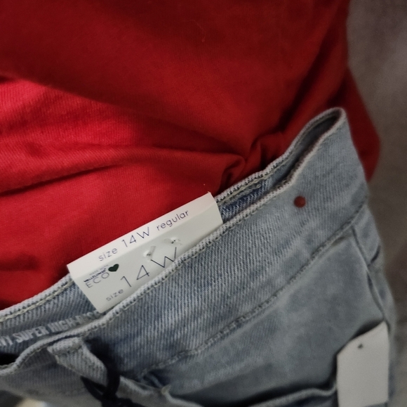 Wallflower The Fearless Curvy Super High Rise Shorty Shorts Size: 14W - Picture 4 of 9